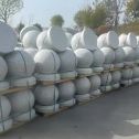 内蒙古 白麻花岗岩石材圆球，石球，挡车球，隔离球，景观石球，风水球等