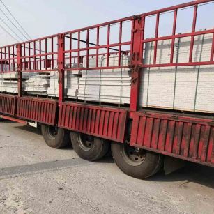 内蒙古 白麻荔枝面外墙干挂，工厂装车日常