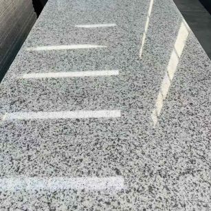 内蒙古 白麻花岗岩光面毛板