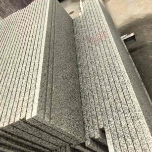 内蒙古 白麻荔枝面花岗岩楼梯踏步