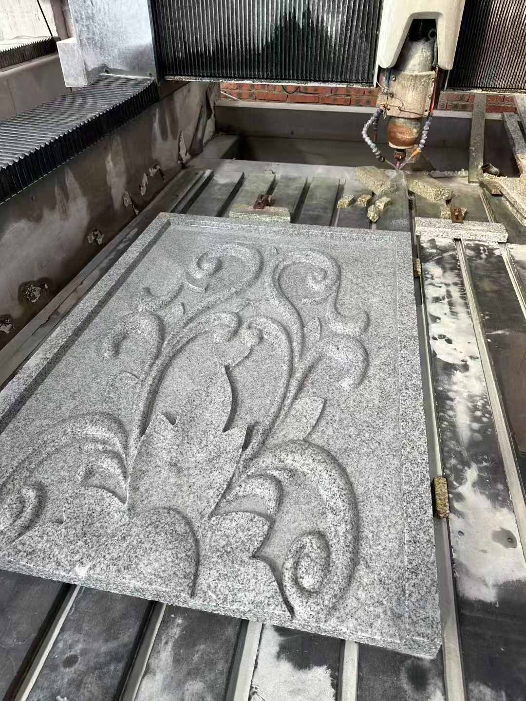 内蒙古 白麻别墅干挂雕花板