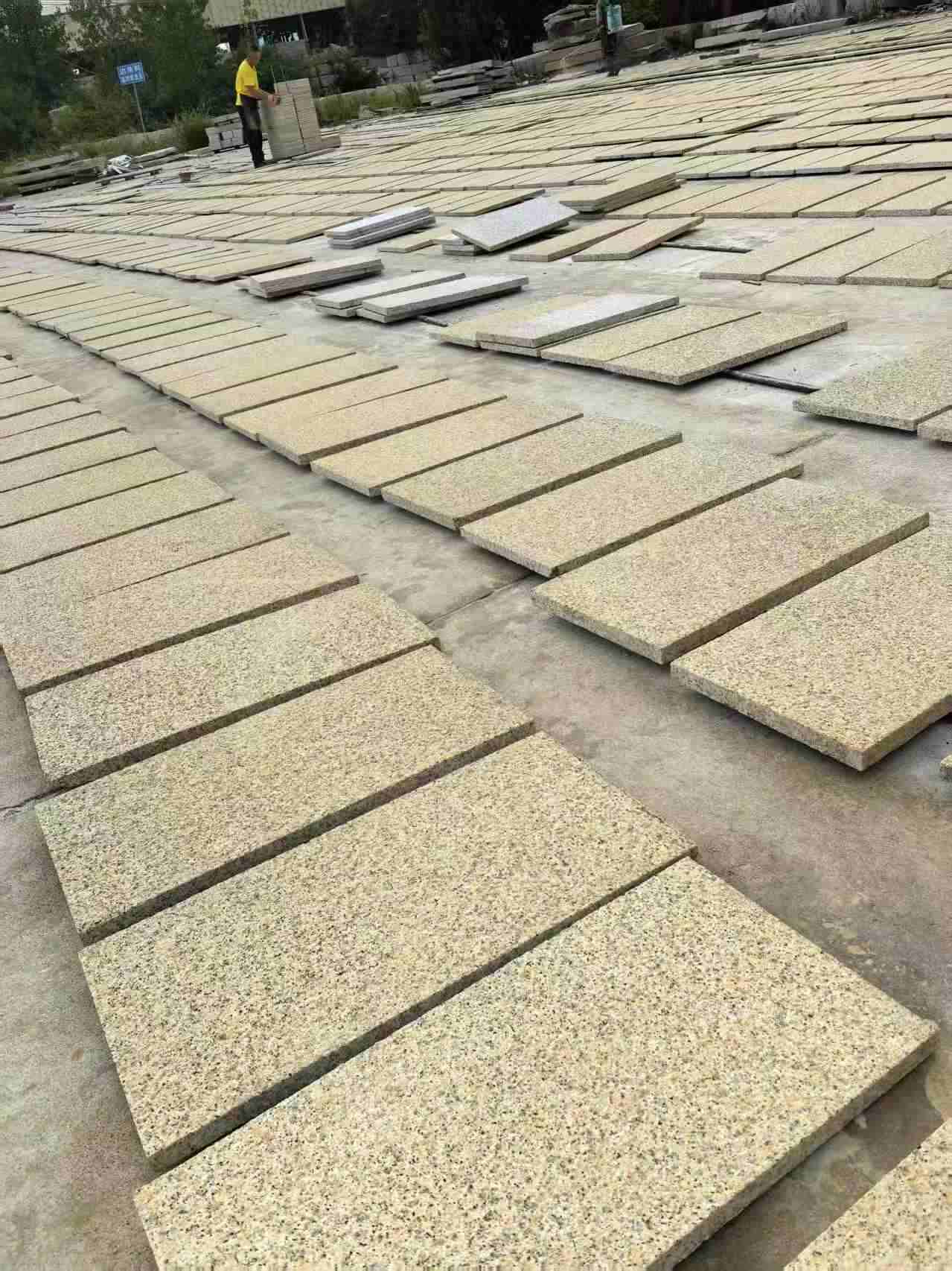 内蒙古 黄金麻荔枝地铺石面排板