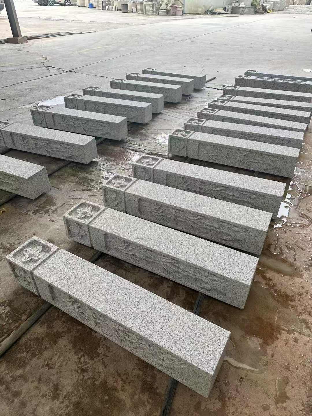 内蒙古 白麻方柱雕花防水