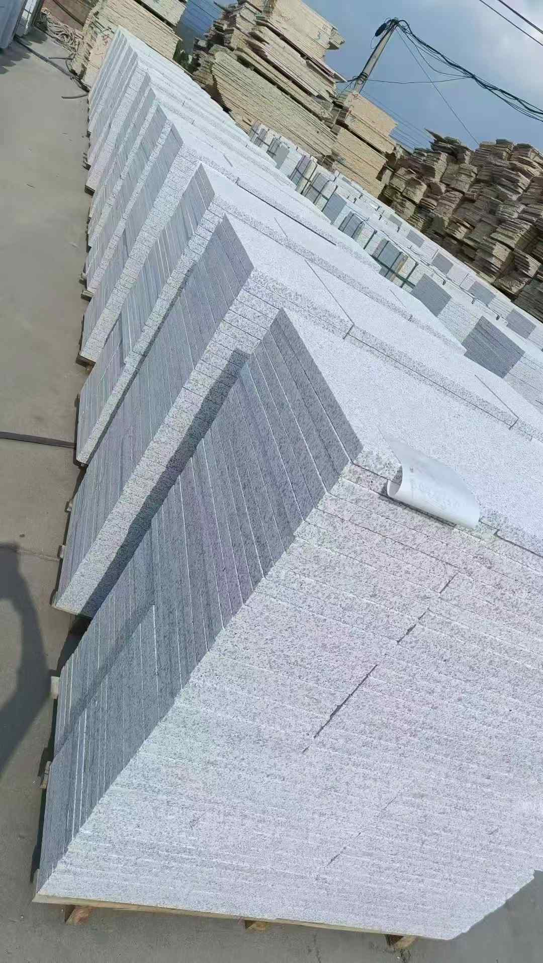 内蒙古 白麻荔枝面花岗岩地铺石